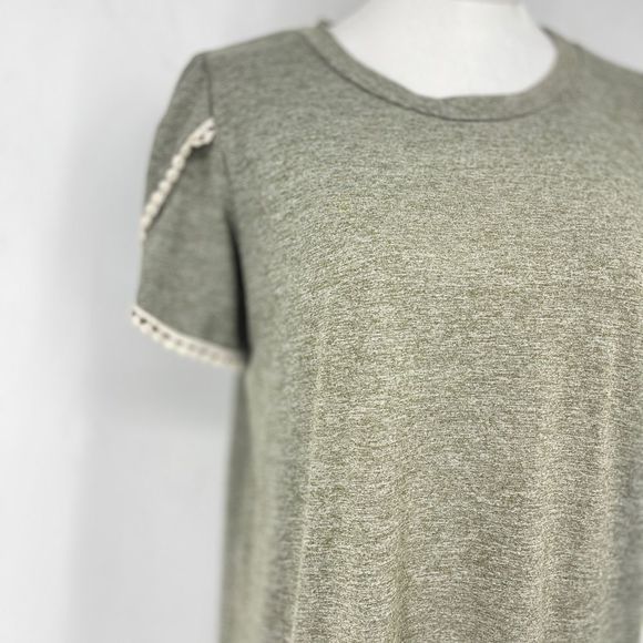 Reborn J green short sleeve boho top - Picture 5 of 12